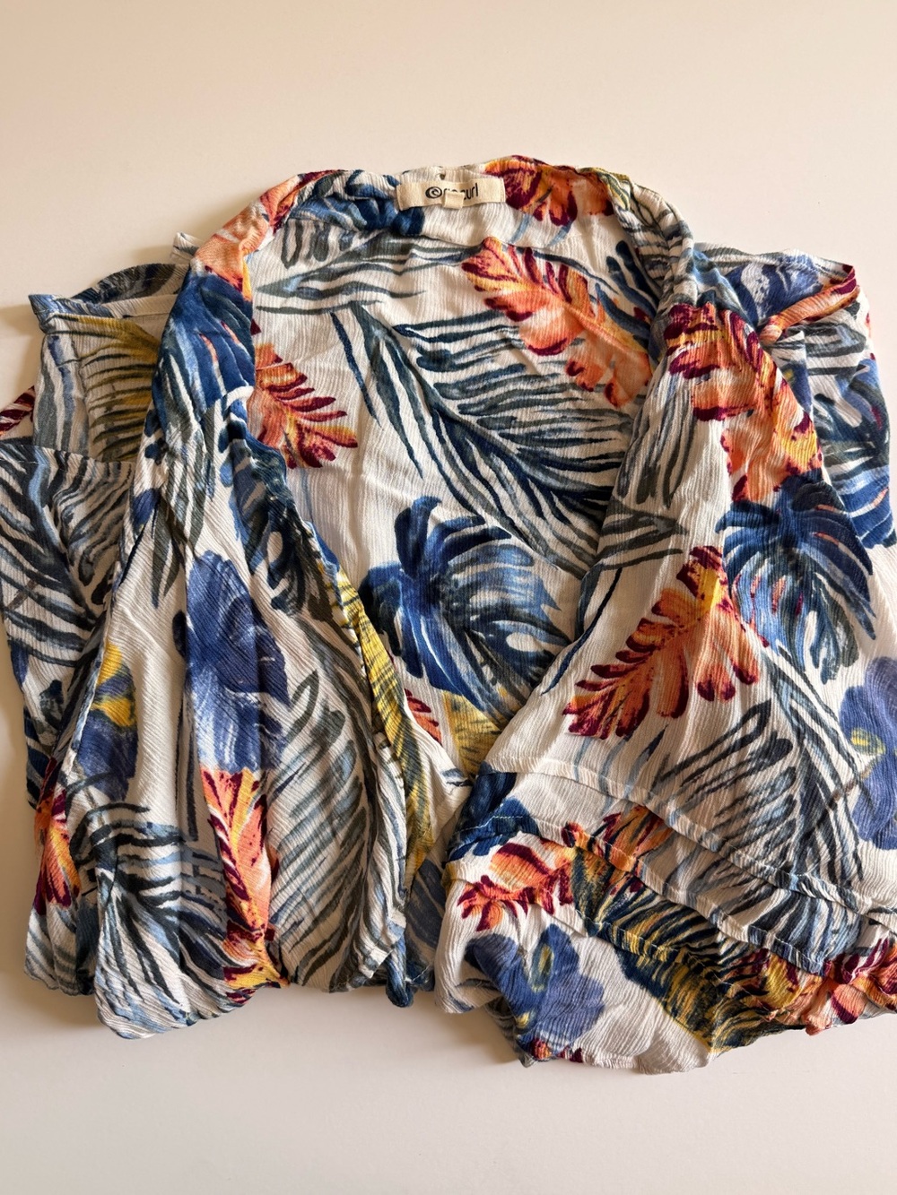 RIP CURL-Women’s Lightweight Tropical Print kimono